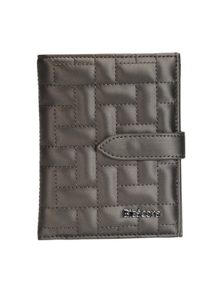 BILLETERA PORTA PASAPORTE - 2198, color plomo