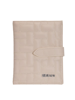 BILLETERA PORTA PASAPORTE - 2198, color talco