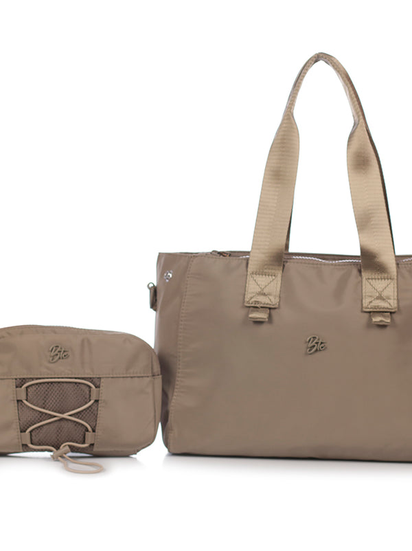 BOLSO CON MANOS LIBRES - OSLO, COLOR TAUPE